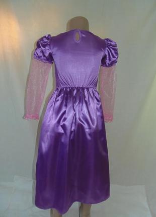 Канавальное платье рапунцель на 5-6 лет2 фото