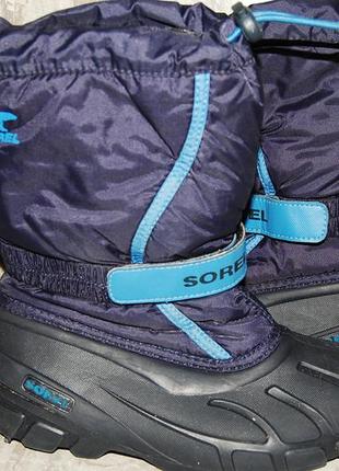 Sorel зимние ботинки сноубутсы 33 размер8 фото