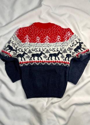 Дитячий новорічний светр1 фото