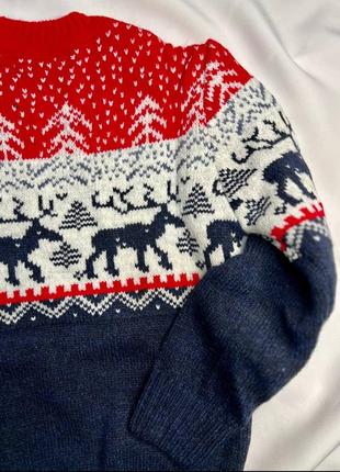 Дитячий новорічний светр2 фото