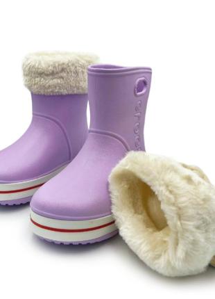 Детские резиновые сапоги для девочки luck line 22-36р