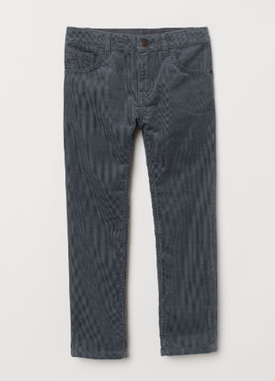 Вельветовые брюки теплые для мальчика оригинал h&amp;m1 фото