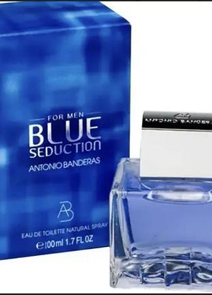 100 мл мужская туалетная вода antonio banderas blue seduction for men (антино бандерас блю седакшн фо мен) 100 мл