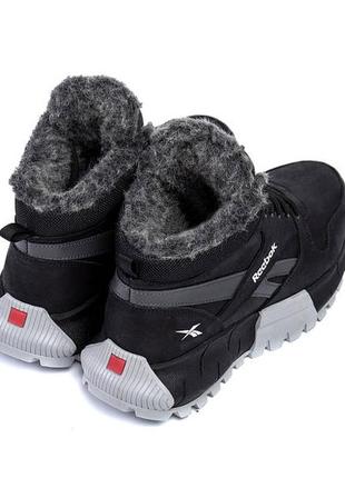 Чоловічі зимові шкіряні черевики reebok8 фото