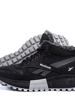 Чоловічі зимові шкіряні черевики reebok9 фото