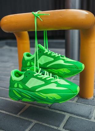 Мужские кроссовки adidas yeezy 700 green