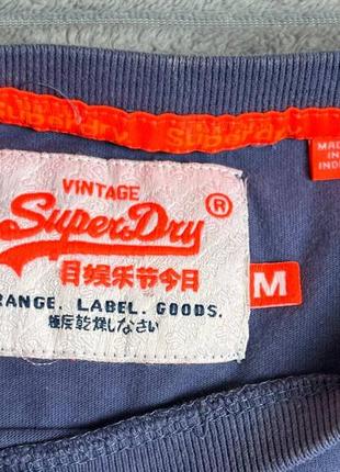 Синя футболка superdry7 фото