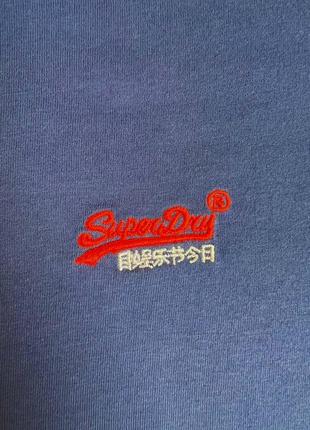 Синя футболка superdry2 фото
