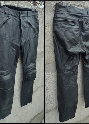 Мужские кожаные мотоштаны spidi naked байкерские брюки на мотоцикл