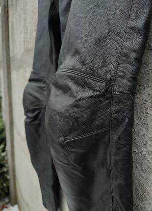 Мужские кожаные мотоштаны spidi naked байкерские брюки на мотоцикл