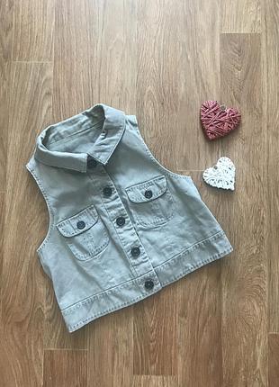 Крутая котоновая жилетка размер s