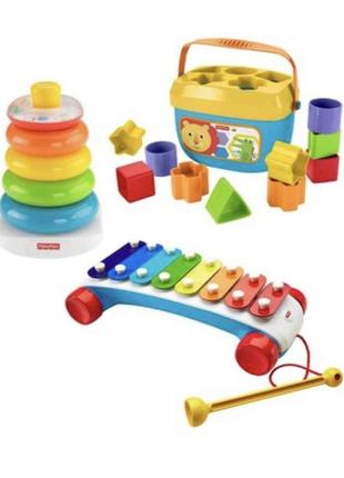 Fisher-price classic infant trio gift set фишер прайс2 фото