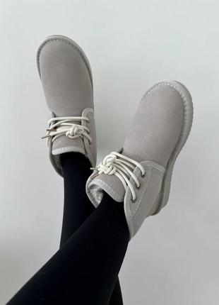 Жіночі уггі ugg neumel milk suede8 фото