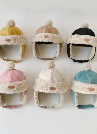 Зимові набори шапочка рукавички8 фото