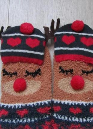 Новорічні різдвяні святкові носки, шкарпетки