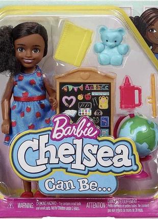 Лялька барбі челсі вчителька barbie chelsea can be doll & playset1 фото