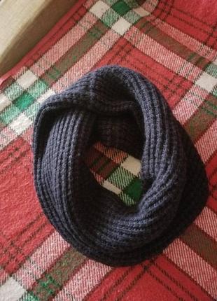 Теплый хомут снуд бафф