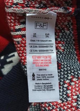 Новогодний свитер f&amp;f