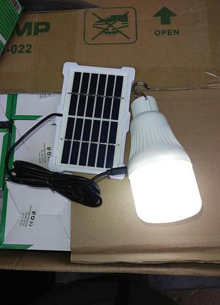 Лампа с солнечной батареей
