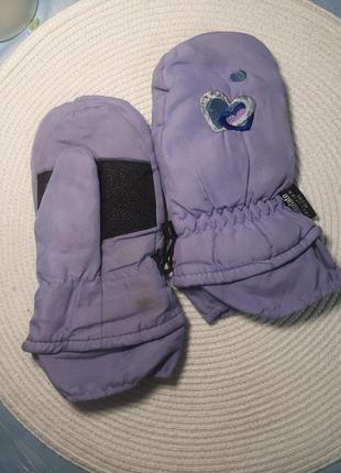 Балонові рукавиці на 4-7 років рукавички варюжки варежки1 фото