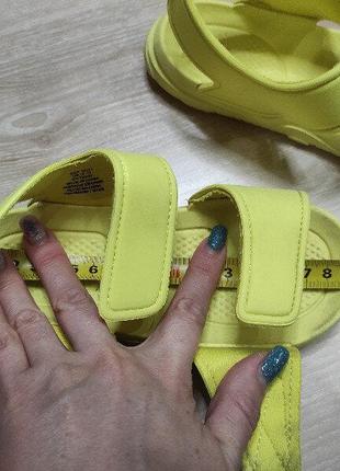Яркие сандали босоножки аквашузы h&m на стопу 18,5-19,5 см9 фото
