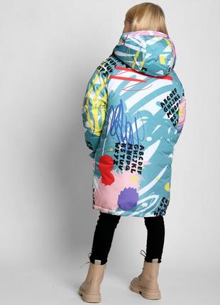 Куртка термо пуховик x-woyz, цвет унисекс (девочка-мальчик),  р.30-442 фото
