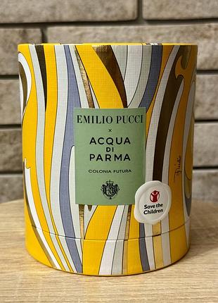 Acqua di parma x emilio pucci colonia futura set, лимитированный подарочный нишевой...