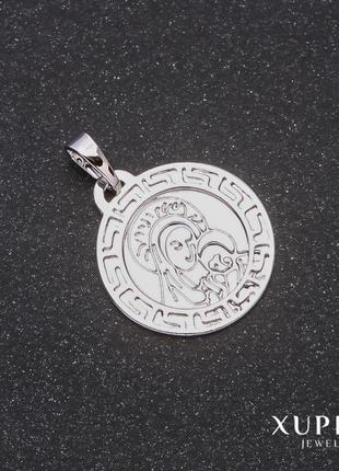 Кулон xuping богородиця 25х18мм родій