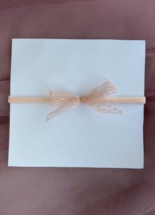 Пов'язка, що давить для дівчаток, бант,