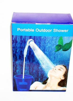Портативний душ з насосом на акумуляторі, портативний душ електричний, портативний душ для дачі, портативний душ для дачі10 фото