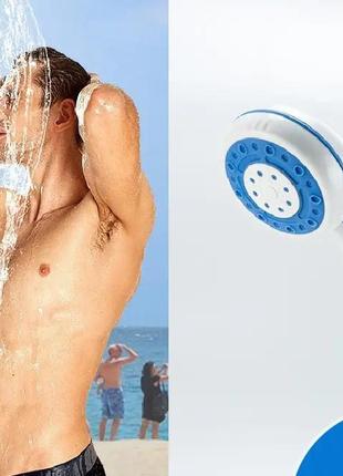 Портативный душ с насосом на аккумуляторе, портативный душ электрический, портативный душ для дачи6 фото