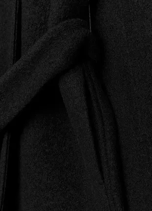 Вовняне двобортне букле пальто arket 11956496 фото