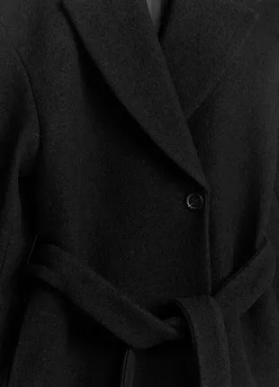 Вовняне двобортне букле пальто arket 11956497 фото