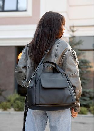 Женская спортивная сумка sambag vogue bkt черная