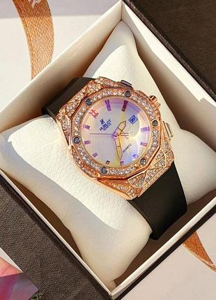 Красиві стильні жіночі годинники годинник жіночий у стилі hublot