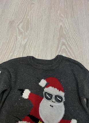 ‼️ новогодний свитер next 98 1044 фото