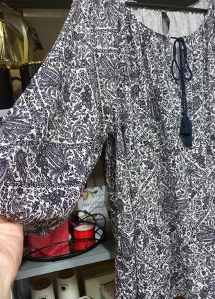 Блуза блузка узор принт3 фото