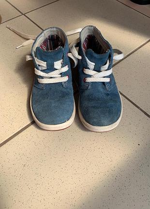 Ботинки замш натуральный clark’s размер 8 1/2(наш 27)