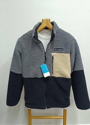 Теплая мужская кофта на замке колумбия / повседневные кофты от columbia