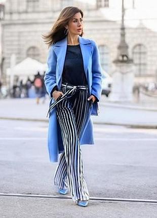 Брюки с высокой посадкой с поясом