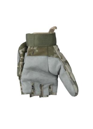 Тактические перчатки зимние softshell пиксель