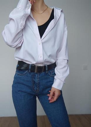 Класична базова сорочка, унісекс, оверсайз, 44-46, 46-48/m-l