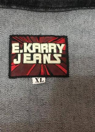 Пиджак куртка e.karry jeans жакет джинсовый xl р.48/507 фото