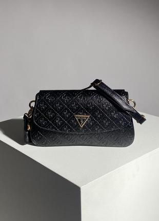 Сумка guess cordelia flap shoulder bag black