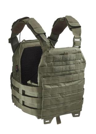 Жилет розвантажувальний tasmanian tiger, армійський тактичний жилет олива plate carrier mkiv irr stone grey olive7 фото