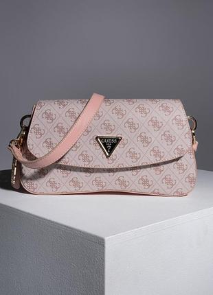 Сумка guess cordelia flap shoulder bag pink