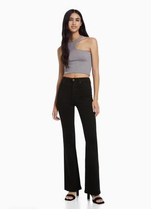 Джинсы штаны zara клеш скинни skinny xs s zara