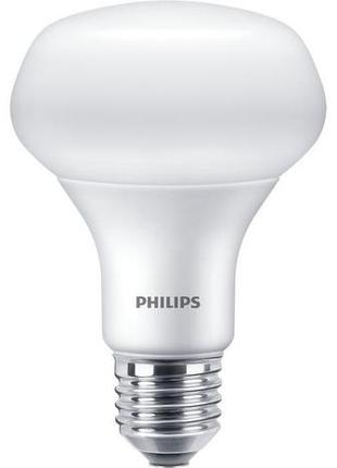Лампа светодиодная philips ess ledspot 10w 1150lm e27 r80 865
