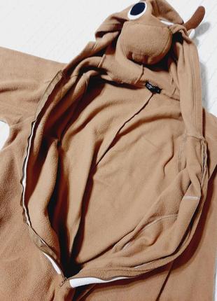 Тёплая флисовая пижама кигуруми слип8 фото