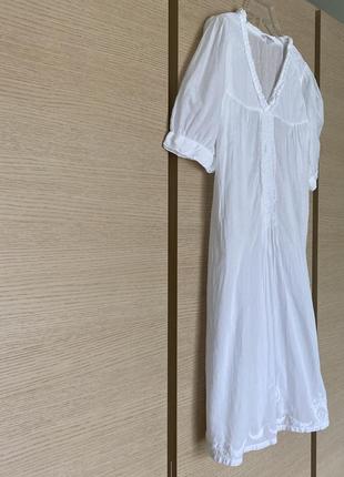 Сукня туніка пляжна батист + вишивка covent розмір s3 фото